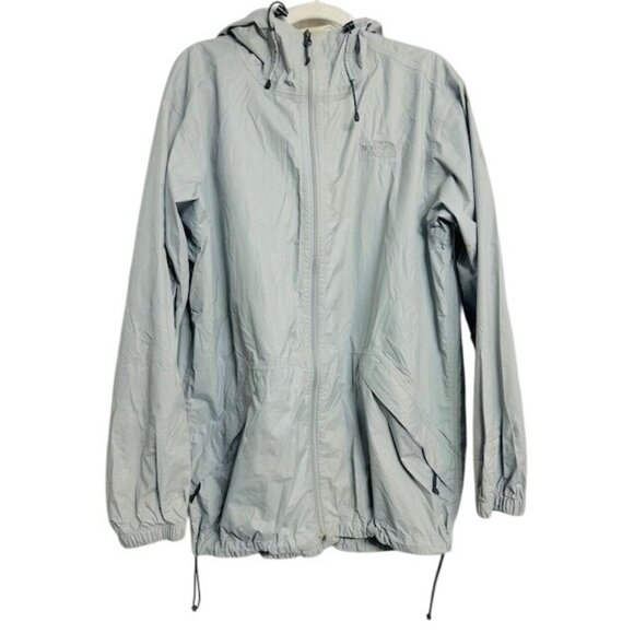 The North Face Men Windbreaker Rain Waterproof Hoddle Zip Adjustable Straps L - Picture 2 of 7